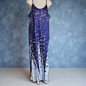 spaghetti straps plus size maxi dress stretchy not worn Plus XXL